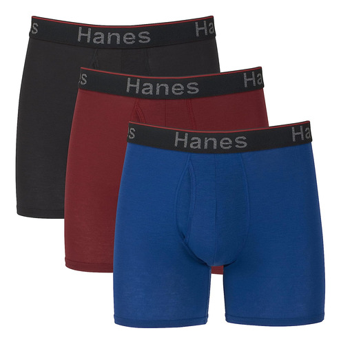 Hanes Total Support Pouch Men's Boxer Brief Rear, Anti-chafi