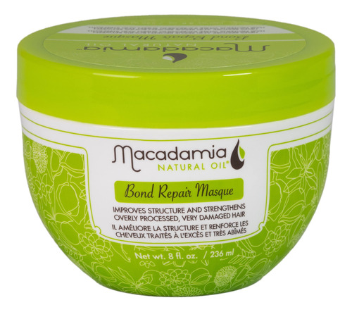 Macadamia Natural Oil Mscara De Reparacin De Enlaces 8.0 Fl