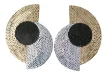 Comprar Aplique Bordado Con Lentejuelas Charretera F730 Ojo (par) 