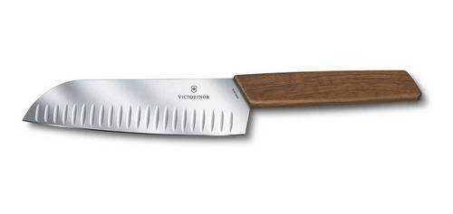 Cuchillo Victoinox Santoku Swiss Modern 170mm Madera