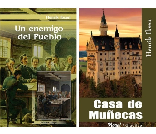 Lote X 2 Libros -  Ibsen - Enemigo Pueblo + Casa Muñecas