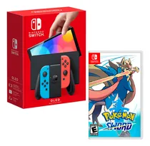 Comprar Consola Nintendo Switch Modelo Oled Neon + Pokemon Sword