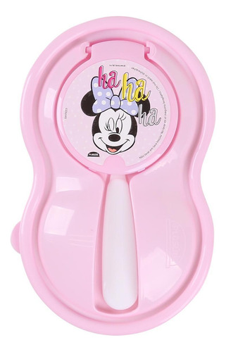 Pote Para Papinha 320ml Com Colher E Tampa Minnie