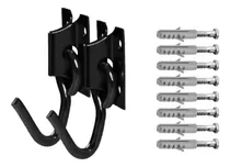 Comprar Kit Gancho De Rede Reforçado Aço Com 8 Parafusos E Buchas Cor Preto
