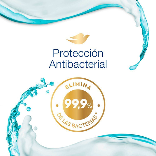 Imagen 4 de 6 de Jabon Antibacterial Dove Cuida Y Protege 3 X 90 Gr