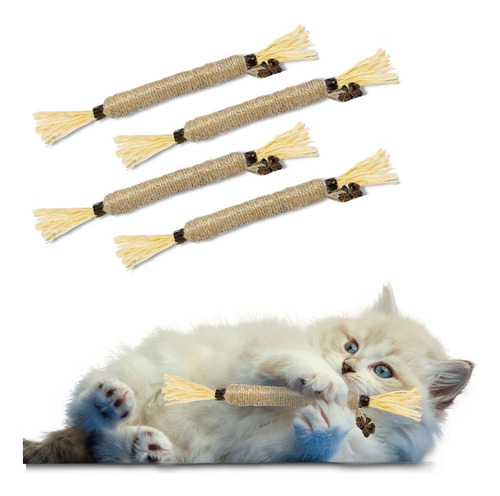 Paquete De 2 Palitos Para Gatos, Juguete Masticable Para El