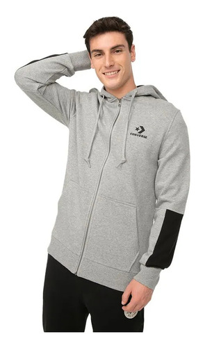 Polerón Active Hombre Converse Full Zip