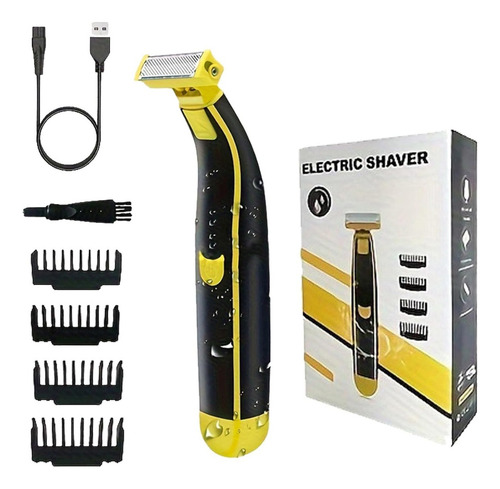 Shaver Men, Afeitadora Húmeda Y Seca Lavada Para Todo El Cue