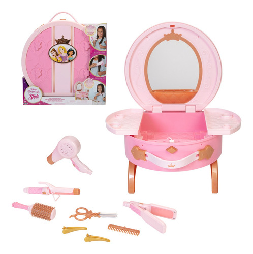 Tocador De Belleza De Viaje Con Accesorios Princesas Disney