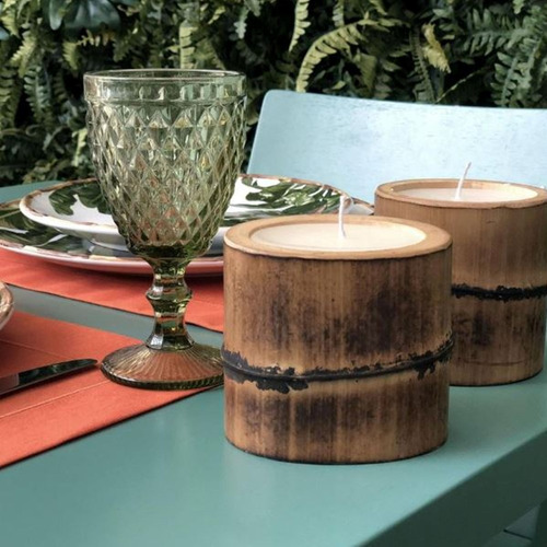 Jogo 10 Taças De Vidro Bico Abacaxi Verde Água Lyor 325ml