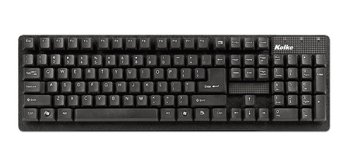 Teclado Usb Simil Mecanico Kolke Falcon Kgt-043 Negro