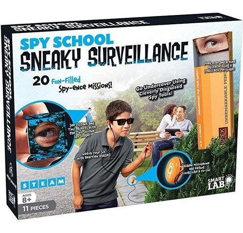 Escuela Espía Sneaky Vigilancia  11 Piezas  Incluye .