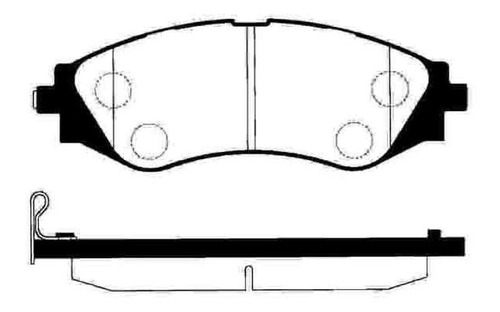 Pastilla De Freno Daewoo Magnus 99/ Delantera