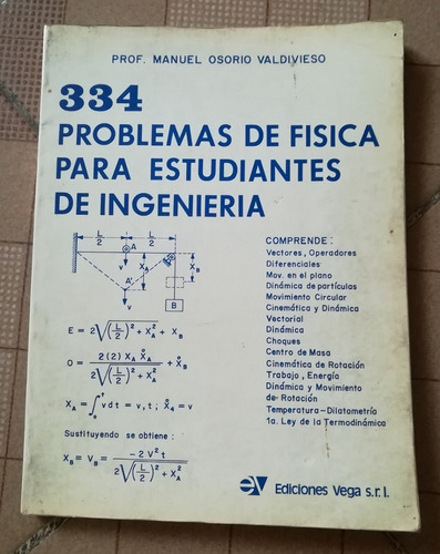 Libro 334 Problemas De Física Para Estudiantes De Ingeniería