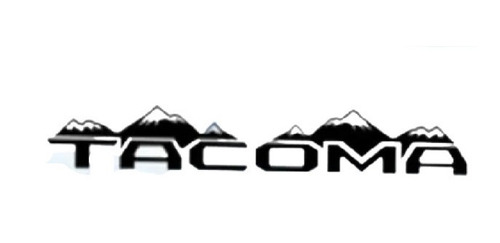 Calcomania Sticker Emblema Toyota Tacoma Compuerta Trasera