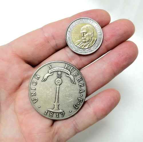 Moneda Chilena, Reproducción, Peso Santiago 1817