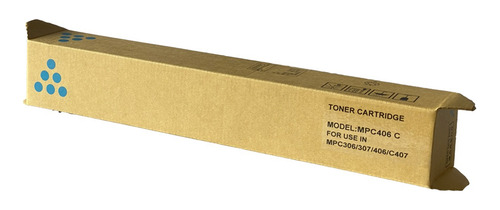 Toner Compatible Con Ricoh Mp C 306 307 406 Cyan