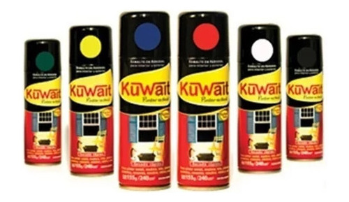 Pintura Aerosol Kuwait Cubritivo Rapido Secado 240 Cc Mm