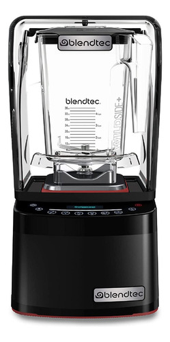 Licuadora industrial Blendtec Professional 800 negra con vaso de plástico 110V