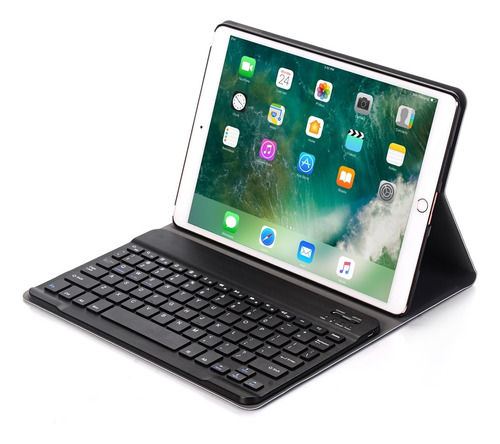 Teclado Bluetooh + Funda Para Apple iPad 10,2 7ma 8va 9na Gn