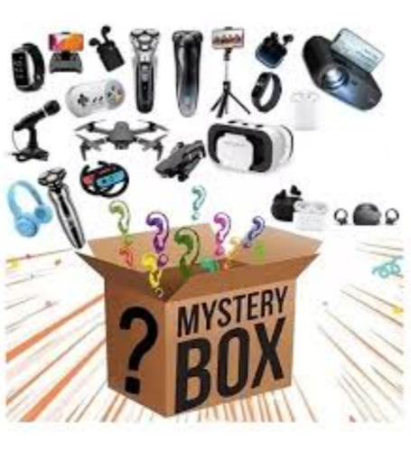 Caja Mystery Box Electrónico Con Producto Apple Genial