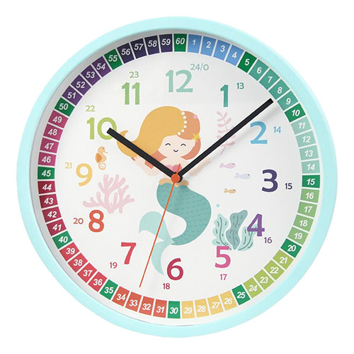 Relojes De Aprendizaje De Dibujos Animados Silencio A Sirena