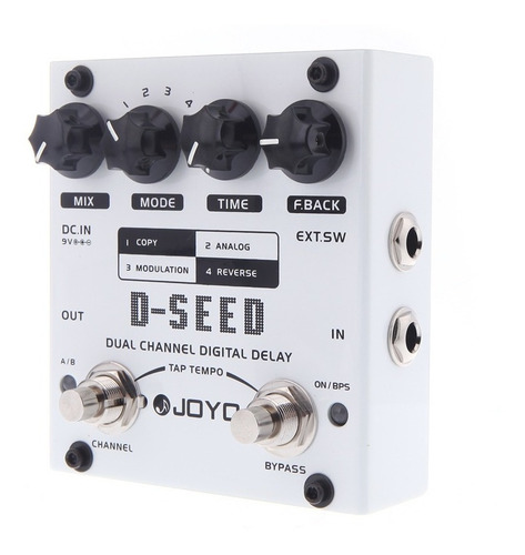 Imagen 3 de 5 de Pedal Joyo D-seed Digital Delay - Dual Channel