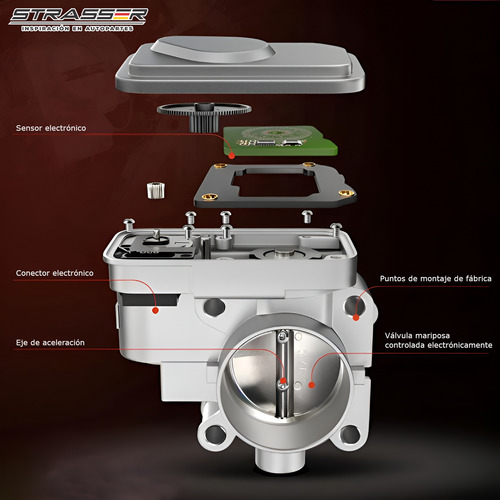 Kit 3 Cuerpos Aceleración Matiz 1.0 2006-2015 Starker