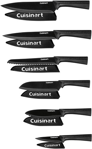 Imagen 1 de 1 de Set De Cuchillos Cuisinart 12 Piezas Hojas Acero Inoxidable
