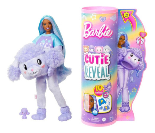 Barbie Muñeca Cutie Reveal Disfraz Caniche Original