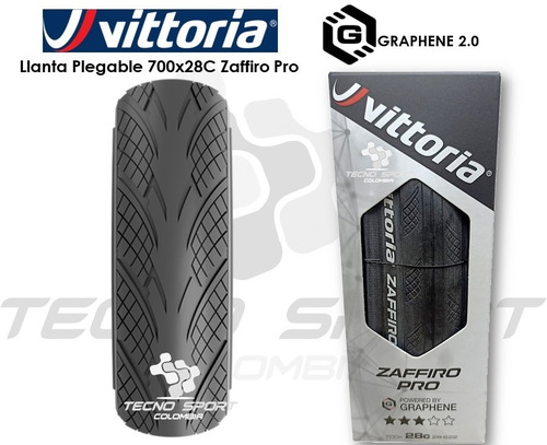 Combo Llanta + Neumático Vittoria 700x28 Zaffiro Pro Grafeno