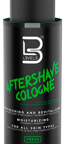 Level 3 Aftershave Cologne Post Afeitado Fresh Barba 100ml