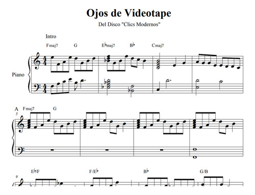 Charly García Para Piano 10 Partitura Serú Giran Sui Generis