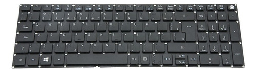 Teclado Para Acer Aspire Es15 Es1-572-53gn Abnt2 Com Ç Preto