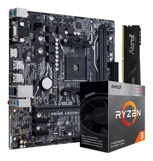 Kit De Actualización Asus Amd Ryzen 3 3200g + A320 + 8gb Ram