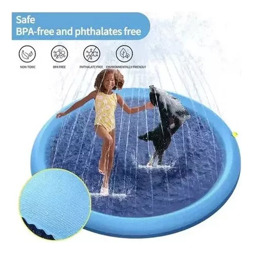 Almohadilla De Riego For Piscina De Baño For Perros, 100cm