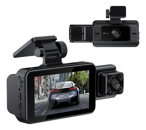 Camara Para Auto Dash Triple Full Hd
