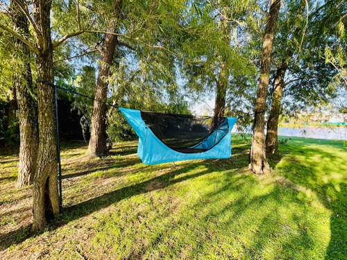 Hamaca Mosquitero Carpa Camping Diseño Unico Espalda Recta
