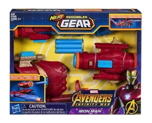 Nerf Guante De Iron Man Con Lanzador - Avengers - Marvel