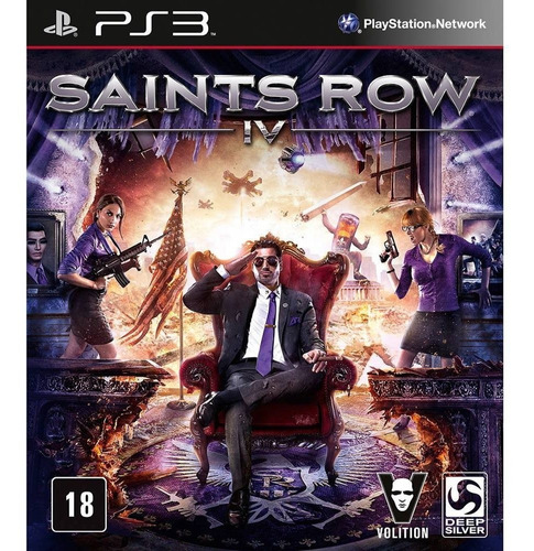 Saints Row Iv 4 Ps3 Jogo Novo Original Lacrado Mídia Física