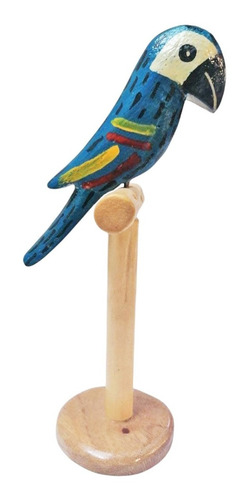 Imagen 1 de 2 de Pisa Papel Perico De Madera, Aripo