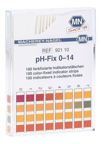 Papel De Ph Fita Ph 0-14 C/1000 Un Importado Alemanha