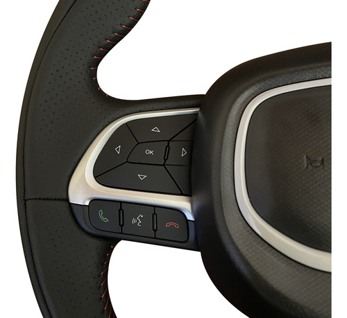Volante Couro Controle De Som Fiat Punto Stilo Uno Fire