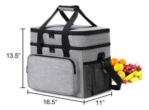 Bolsa Térmica Plegable Para El Almuerzo Para Hombres Y