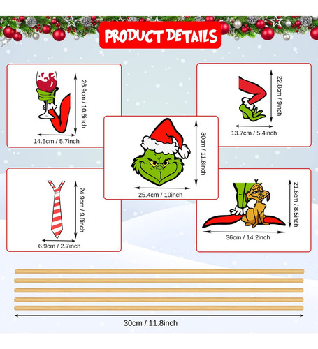 Decoración De Árbol De Navidad De Grinch