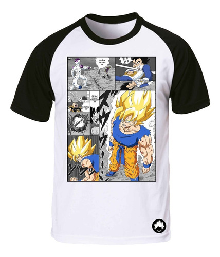 Remera Camiseta Anime Manga Dragon Ball Z Goku Ssj-nika.mvd