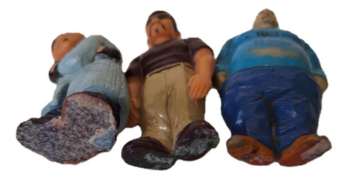 Homies Series 1 4 Y 5 Boricuas, Sir Grumpy, Wolfe Lote De 3 (Usado)
