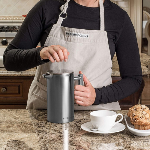 Cafetera De Prensa Francesa De Acero Inoxidable