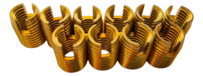 Inserto Auto Cortante Bucha Ensat 302 M12 Aço Carbono 10pçs