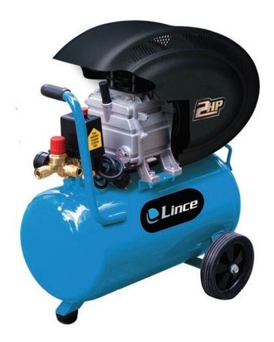 Compresor Aire 2 Hp 50lts 1450w 115psi 110-220v Lince Ruedas